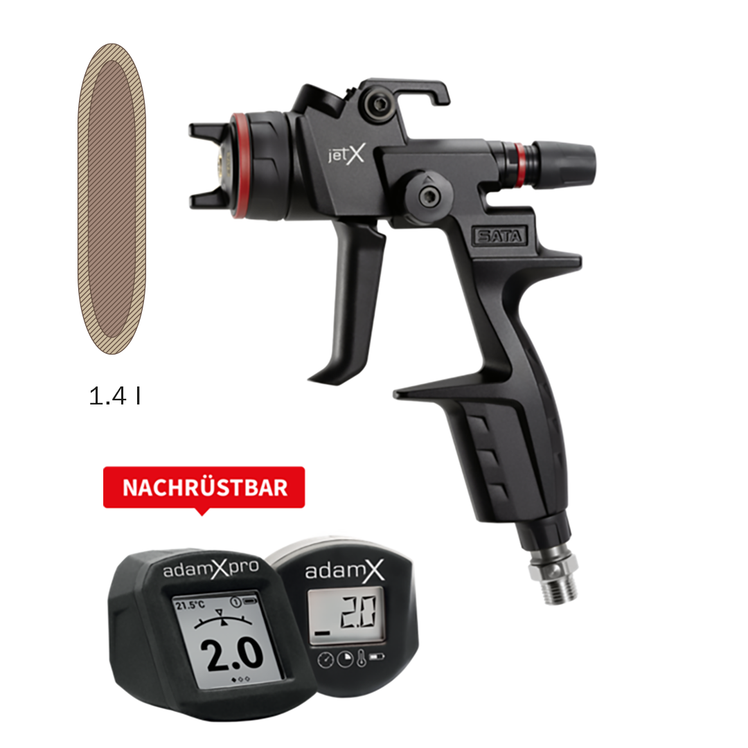 Lackierpistole SATAjet X RP DIGITAL ready Düse 1,4 I Control