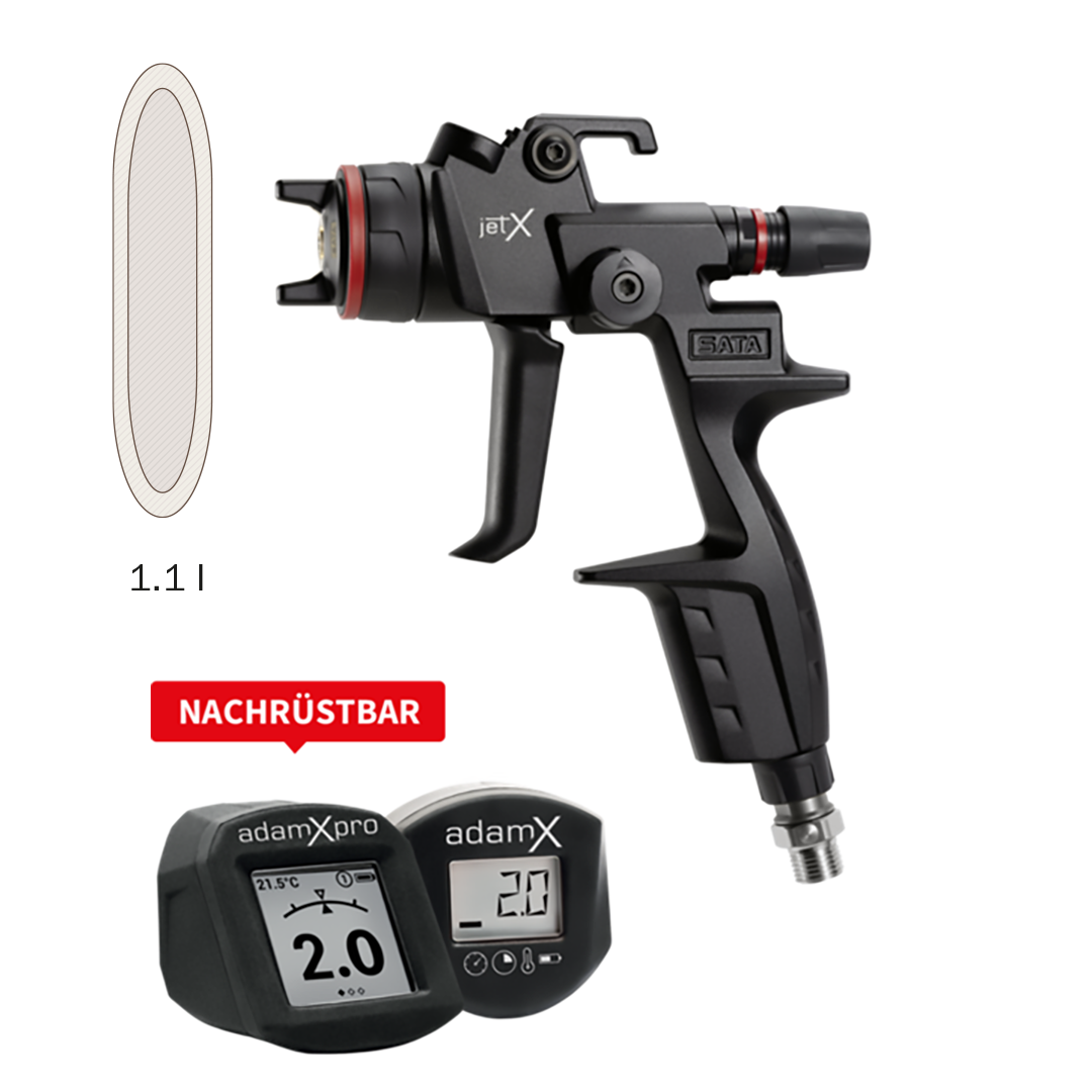 Lackierpistole SATAjet X RP DIGITAL ready Düse 1,1 I Control
